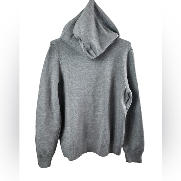 Life is Good Light Gray Gingerbread Cookie Long Sleeve Pullover Hoodie - Picture 2 of 8